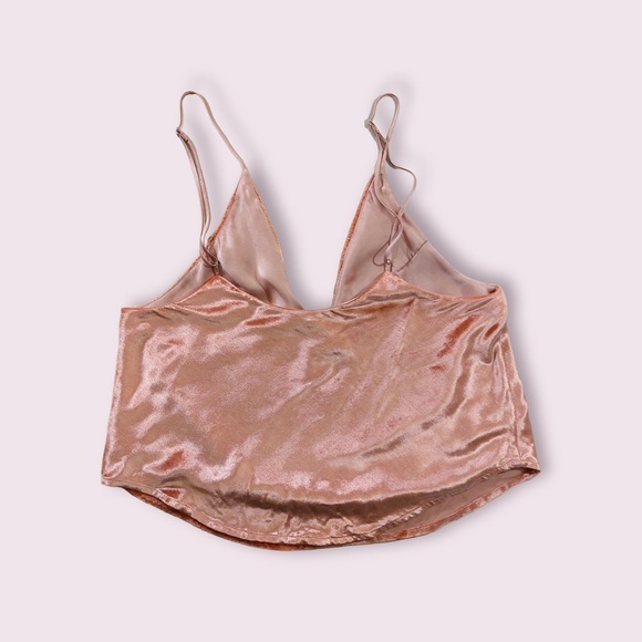 Fleur Du Mal Pink Velvet Cami - Picture 4 of 10